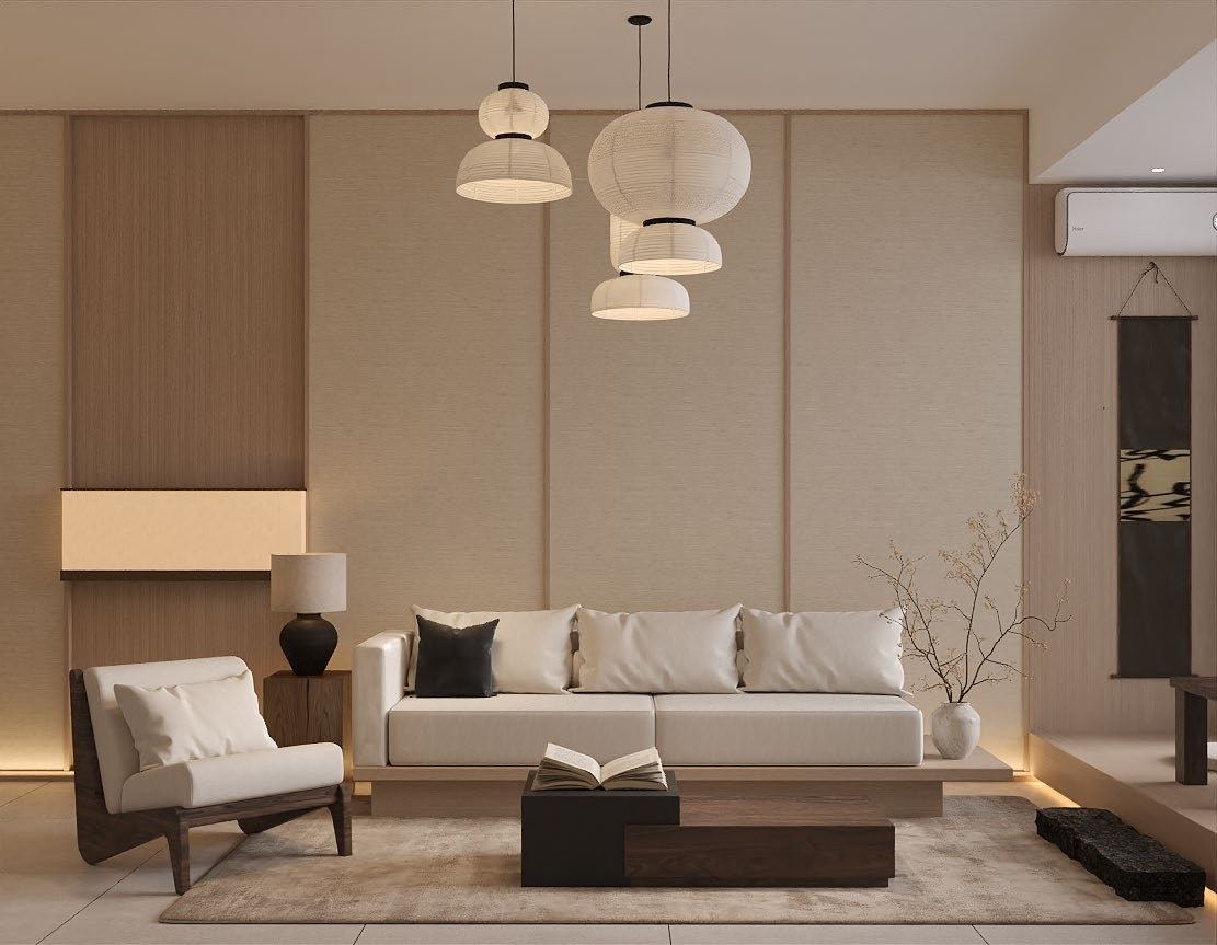 Living room — Rendering
