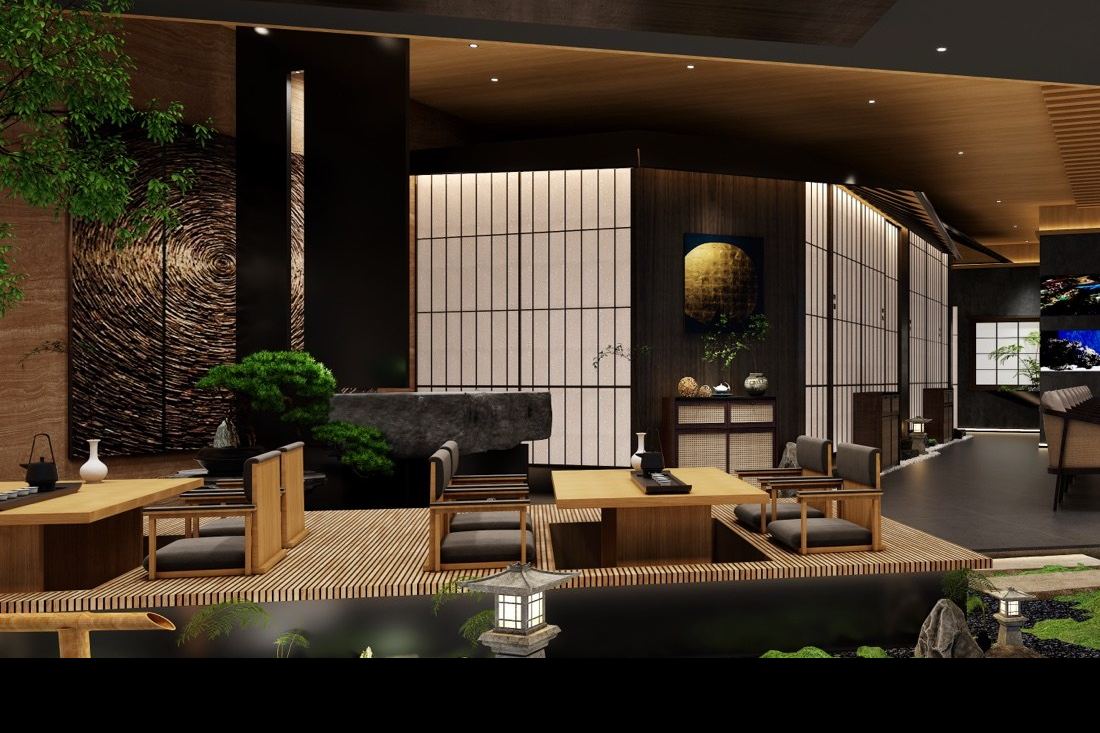 Tsubaki Sushi Omakase — Rendering